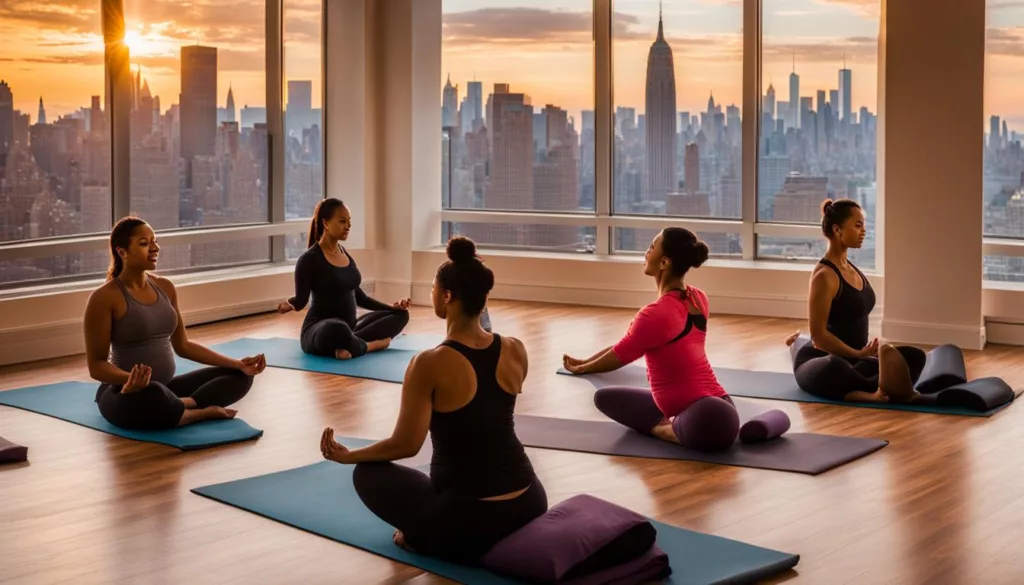 prenatal yoga class in NYC